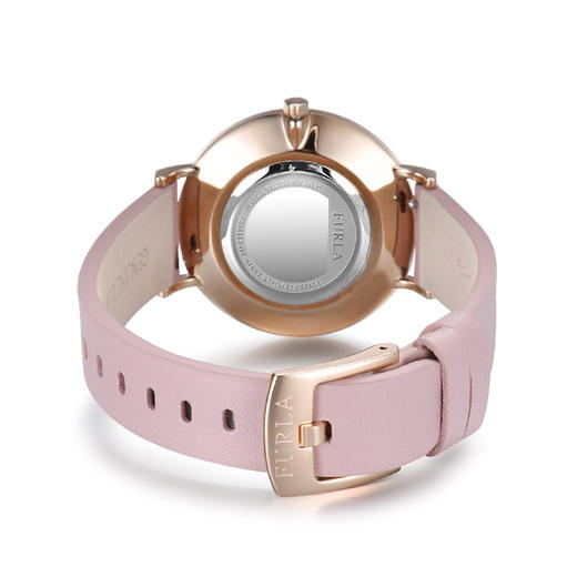 furla 芙拉 蝴蝶浮雕粉色表盘粉红色女士石英表 r4251113512