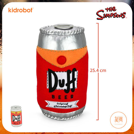 现货 Kidrobot 辛普森 The Simpson 达夫 啤酒罐 毛绒抱枕 摆件 商品图1