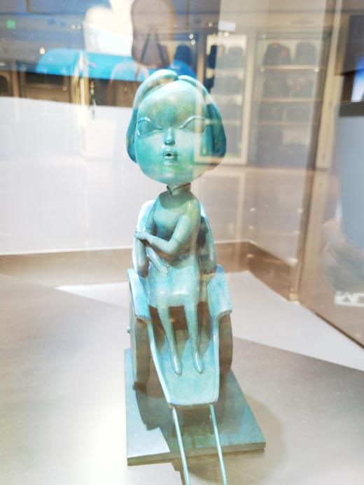 旗袍-雕塑-绿色 商品图0