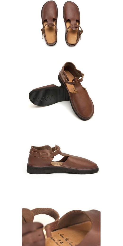 AURORA棕色/黑丁字款极光鞋 商品图4