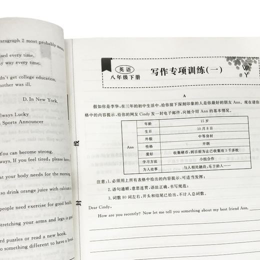 期末冲刺金考卷 英语 八年级下册 外研版 商品图2