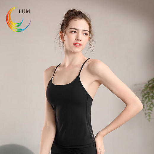LUM29776露檬瑜伽新款瑜伽背心（含胸垫） 商品图3