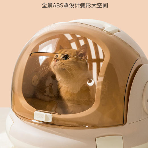 【猫咪便携包】新款全景猫咪航空箱便携透气宠物外出太空舱猫包多功能猫窝宠物包 商品图2