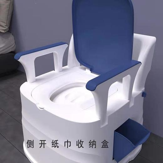 【座便器】移动马桶 老年人孕妇坐便器 成人坐便椅座便器痰盂家用防臭PU材质 商品图1