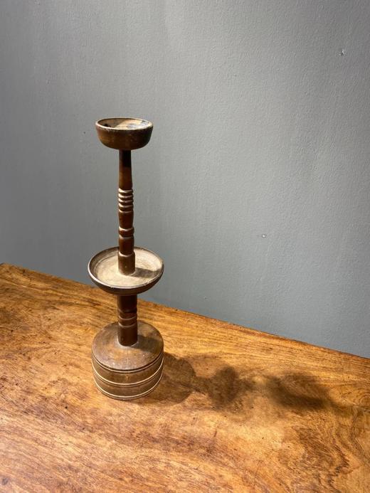 黄楊木雕蜡烛台与书挡棍， 顺丰包邮 商品图0