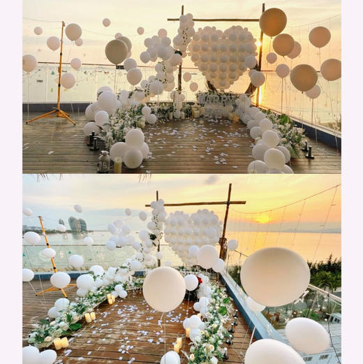 【爱恋】鲜花气球求婚布置 商品图0