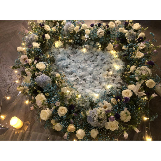 【我愿意】鲜花气球求婚布置 商品图2