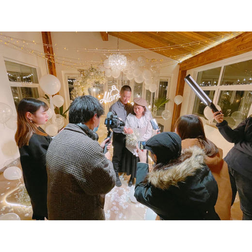 【流星花园】鲜花气球求婚布置 商品图5