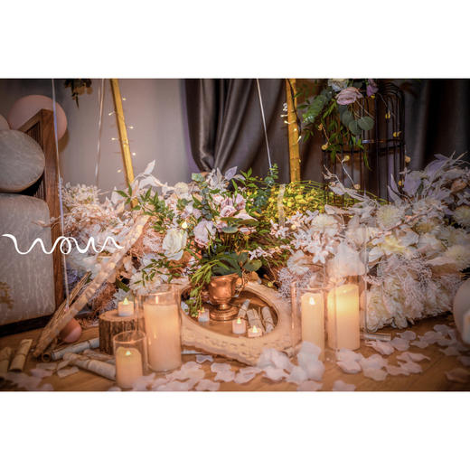 【秘密花园】鲜花气球求婚布置 商品图5