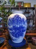 曹细毛作品：青花山水＜滕王阁＞萝卜瓶，工笔山水 商品缩略图0
