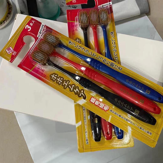 【宽头牙刷】软毛牙刷三只装宽成人牙刷三重植毛 商品图7