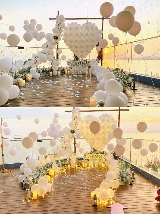 【爱恋】鲜花气球求婚布置 商品图2