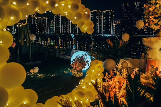 【幸福花路】鲜花气球求婚布置 商品图5