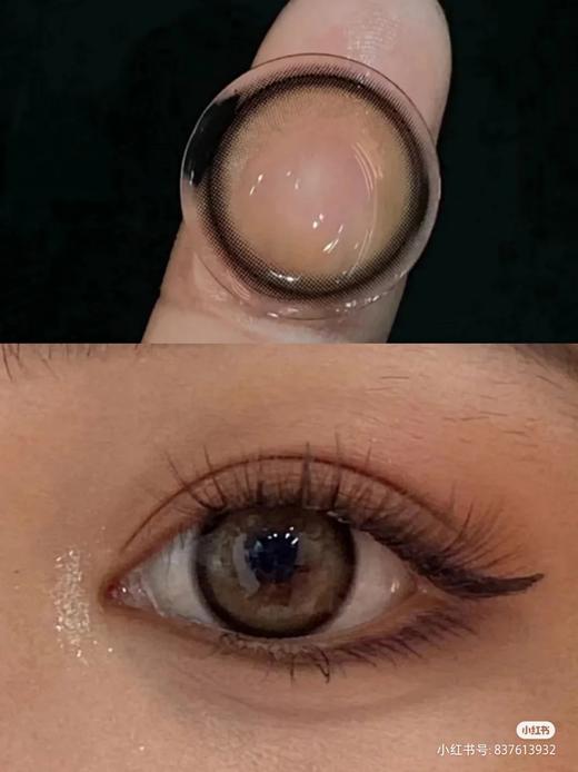 【小红书推荐款】lunarcon  亚麻甜茶，年抛/直径14.5/着色13.7，138/一副，238/两副，268/三副 商品图4