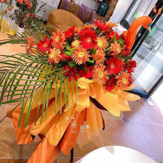 好事来临-孔雀开屏鲜花开业庆典花篮一对 商品图4