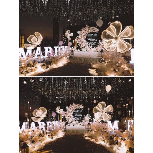 【花色海洋】鲜花气球求婚布置 商品图4