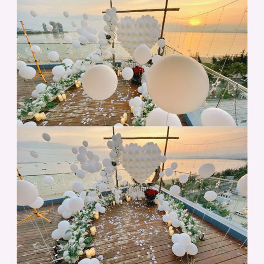 【爱恋】鲜花气球求婚布置 商品图1