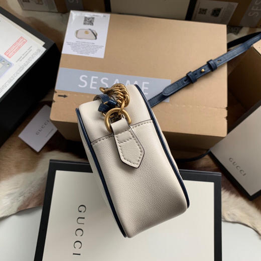 夏日特惠💰1100【原厂皮】原单古驰Gucci 相机包447632双G扣复古 商品图2