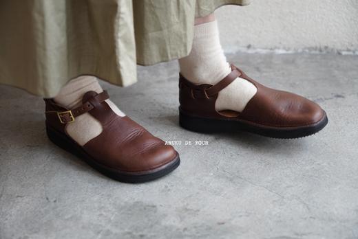 AURORA棕色/黑丁字款极光鞋 商品图3