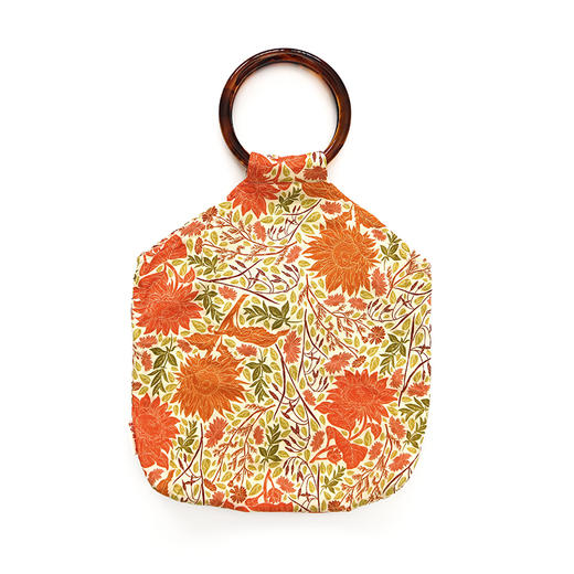 HUJI祤集Amber手提包插画古典花枝 商品图4