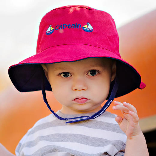 【亏本清仓】FlapJackkids 儿童卡通双面防紫外线帽防晒帽UPF50+[福利品] 商品图0