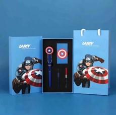 凌美 LAMY钢笔 狩猎者皮卡丘/美国队长联名款墨胆套装