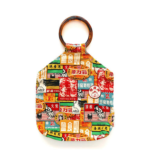 HUJI祤集Amber手提包插画复古广告 商品图4