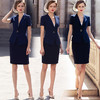 IWY/欧美职业装工装套装时尚短袖西装套裙OL气质女装正装工作服CS0331 商品缩略图0