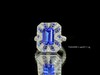 「Art Deco」坦桑石蓝宝石戒指 商品缩略图3