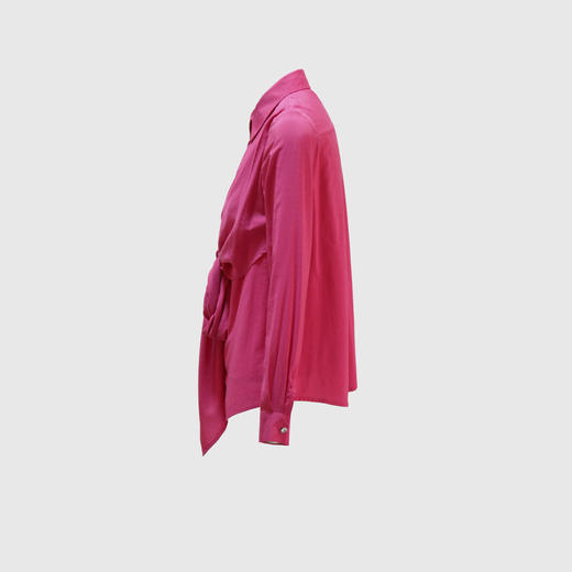 前交叉后收腰系带气质衬衣 商品图2