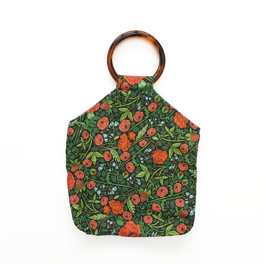 HUJI祤集Amber手提包插画古典花枝 商品图5