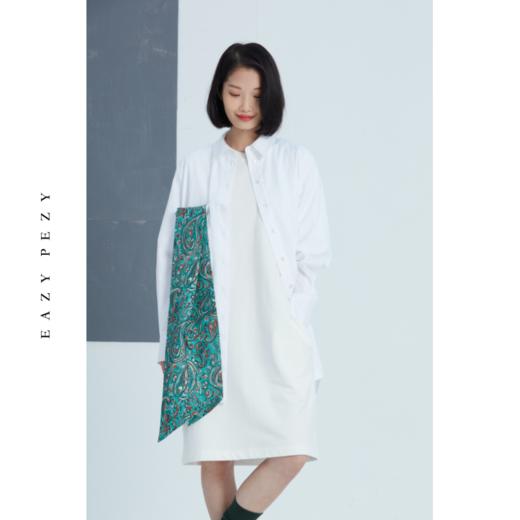 意大利进口真丝斜纹绸印花长丝巾 百搭细窄围巾领带 商品图1