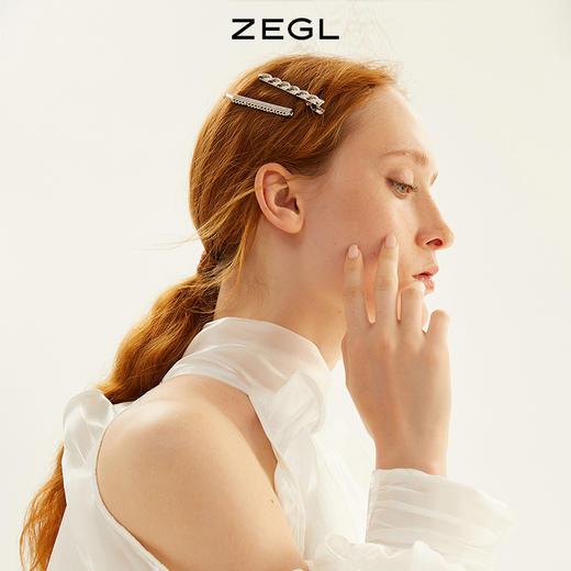 ZEGL设计师蝴蝶结发夹女夏冷淡风发卡一字夹侧边边夹发饰套装组合 商品图4
