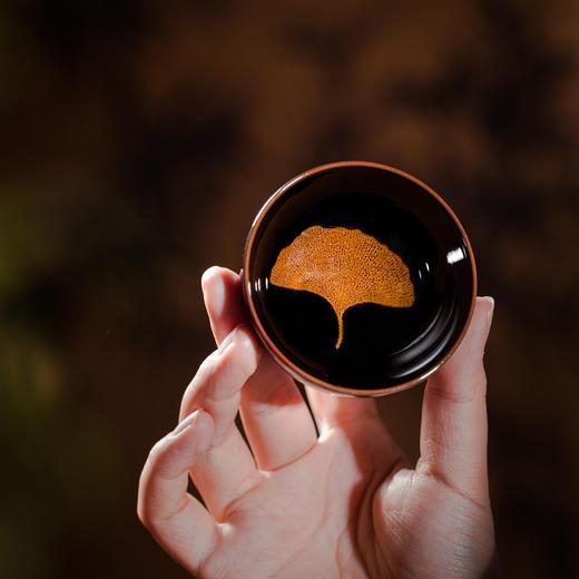 银杏木叶天目盏|一片叶子烧出天价瓷器，失传700年非遗绝技 商品图4