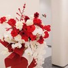 蹁跹-红白色系蝴蝶兰高端开业庆典花篮一对 商品缩略图3