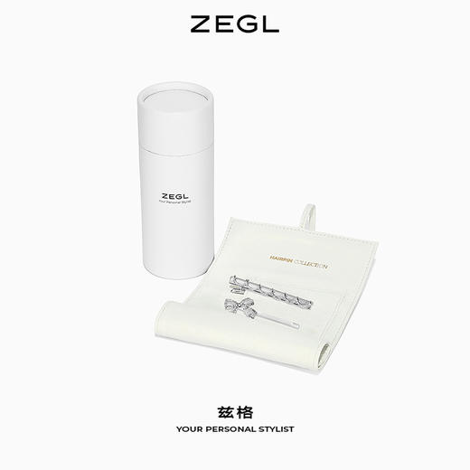 ZEGL设计师蝴蝶结发夹女夏冷淡风发卡一字夹侧边边夹发饰套装组合 商品图3