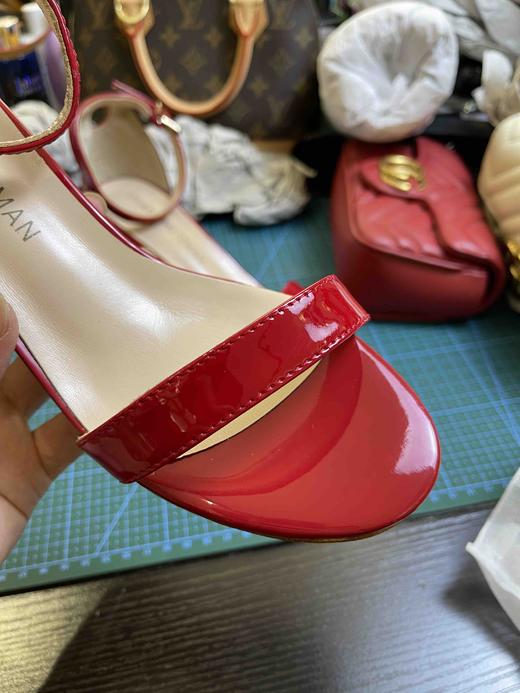 SW绝美酒红经典凉鞋，原价350，真皮大底，牛漆皮，孤品清仓，37码 商品图2