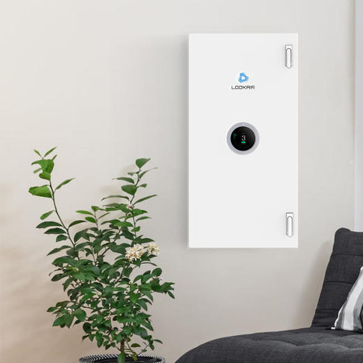 LOOKAIR新风系统壁挂式新风机除雾霾PM2.5甲醛空气净化器全屋换气无需布管[福利品] 商品图4