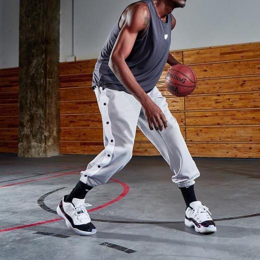 【运动三件套】全开扣束脚裤侧排篮球裤纽扣裤运动裤长裤宽松训练春夏套装 商品图6