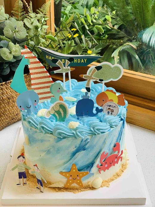 海洋世界奶油蛋糕 下单前请仔细阅读商品详情 商品图0