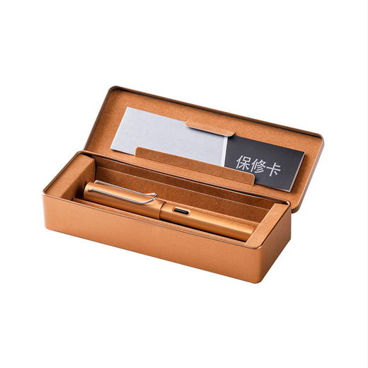 凌美 LAMY钢笔 恒星赤铜橙墨水笔单支铁盒套装F尖 0.7mm 商品图2