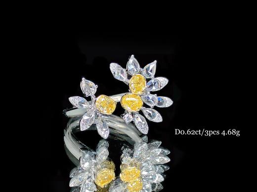 「风车茉莉」黄钻指间戒 商品图0