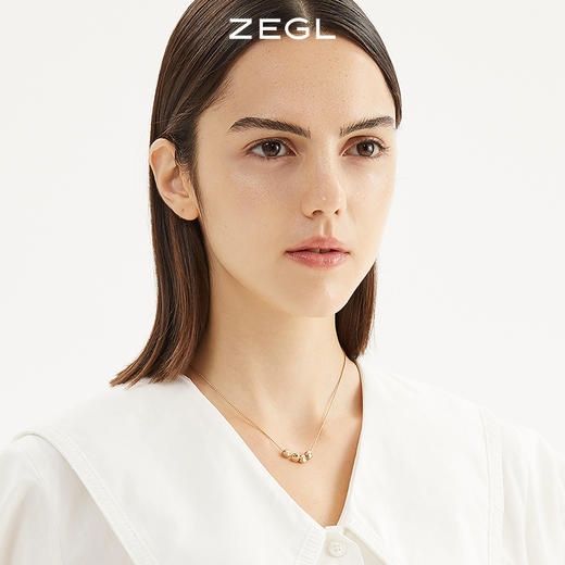 ZEGL简约love字母项链女气质ins冷淡风百搭锁骨链2021年新款饰品 商品图2