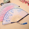 【扇子】*夏季中国风古风汉服绢扇折扇 商品缩略图0