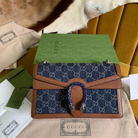 夏日特惠💰1400【原厂皮】原单古驰400249牛仔布系列酒神中号