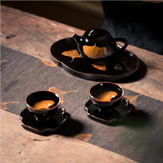 银杏木叶天目盏|一片叶子烧出天价瓷器，失传700年非遗绝技 商品图6