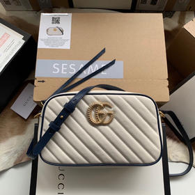 夏日特惠💰1100【原厂皮】原单古驰Gucci 相机包447632双G扣复古