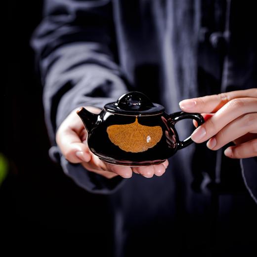 银杏木叶天目盏|一片叶子烧出天价瓷器，失传700年非遗绝技 商品图3