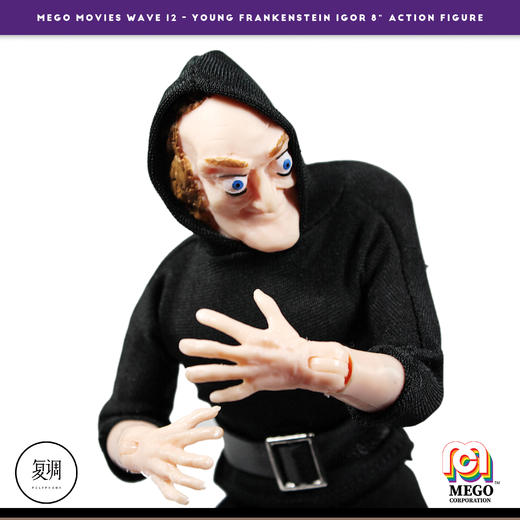 现货 Mego 新科学怪人 伊戈尔 Young Frankenstein 复古 挂卡 潮流玩具 摆件 商品图3