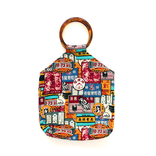 HUJI祤集Amber手提包插画复古广告 商品图5